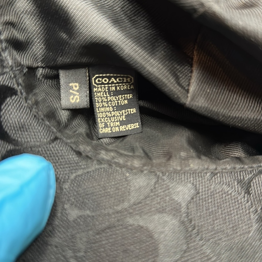 Coach Black Monogram Bucket Hat - Picture 5 of 6
